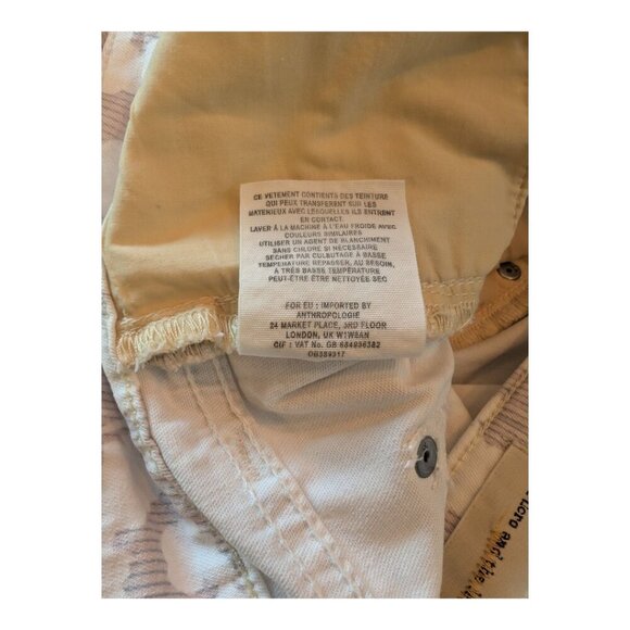 Anthropologie Pilcro | Floral "Stet" Cropped Ankle Jeans | Size 28 - Picture 7 of 14